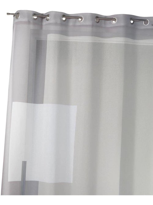Voile estampado com motivos gráficos - Kiabi