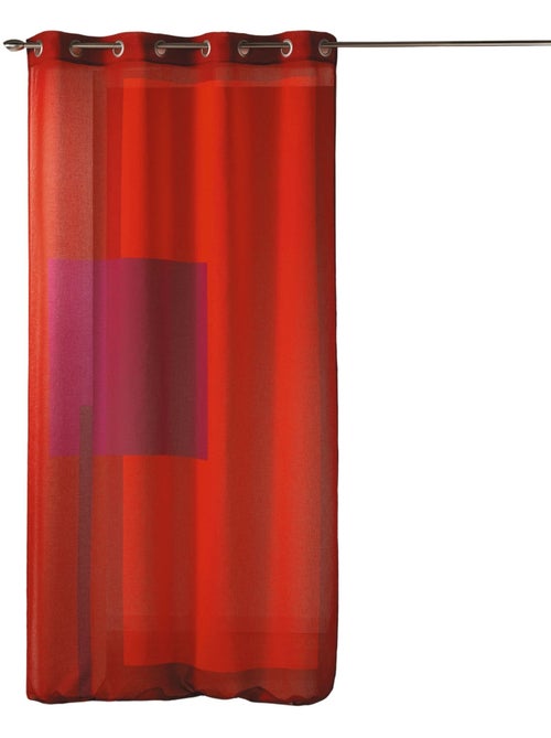 Voile estampado com motivos gráficos - Kiabi
