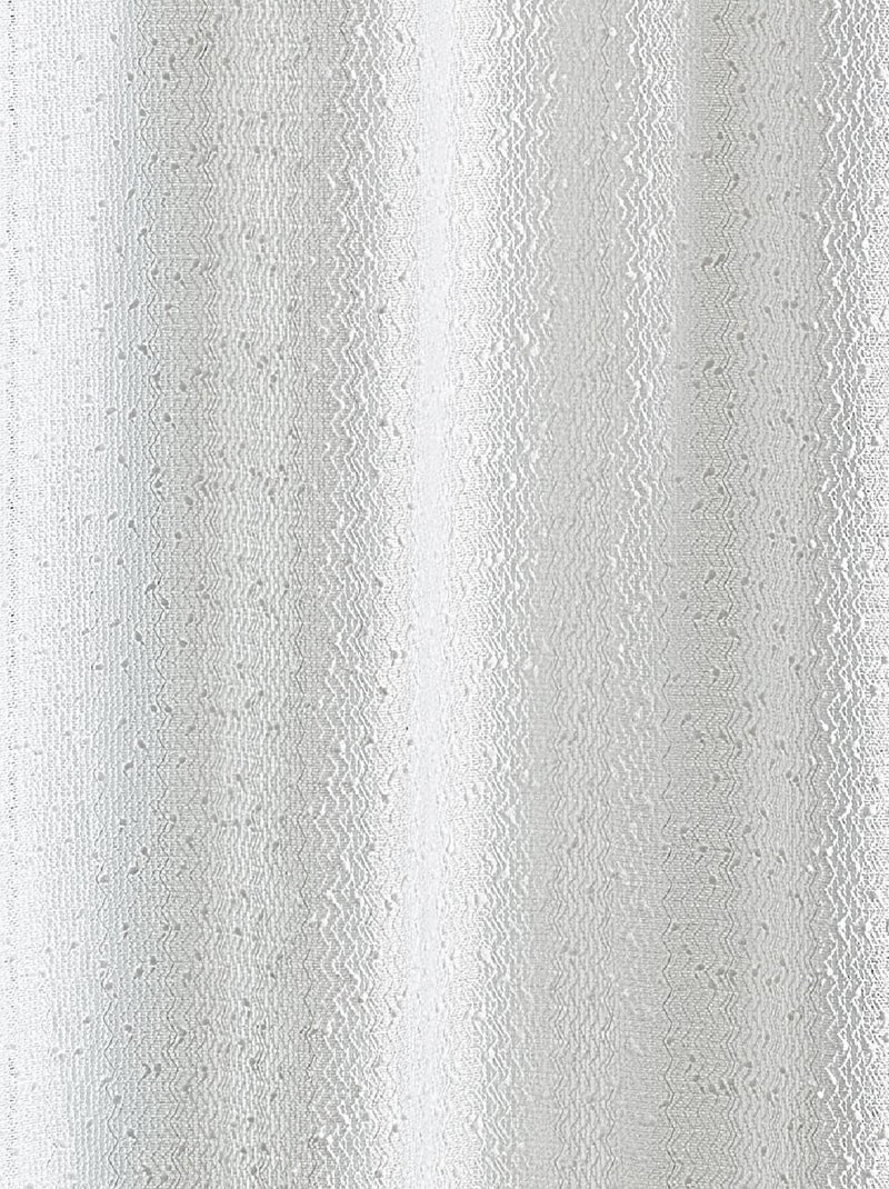 Voile liso com efeito encaracolado Branco - Kiabi