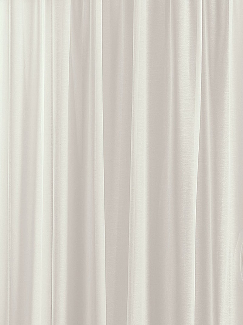 Voile liso lixado e chumbado Madeira natural - Kiabi