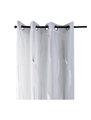 Voile metálico de riscas onduladas
