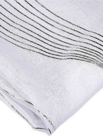 Voile metálico de riscas onduladas