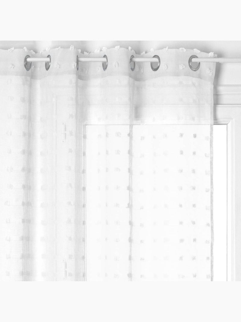 Voile para criança com pequenas borlas Branco - Kiabi