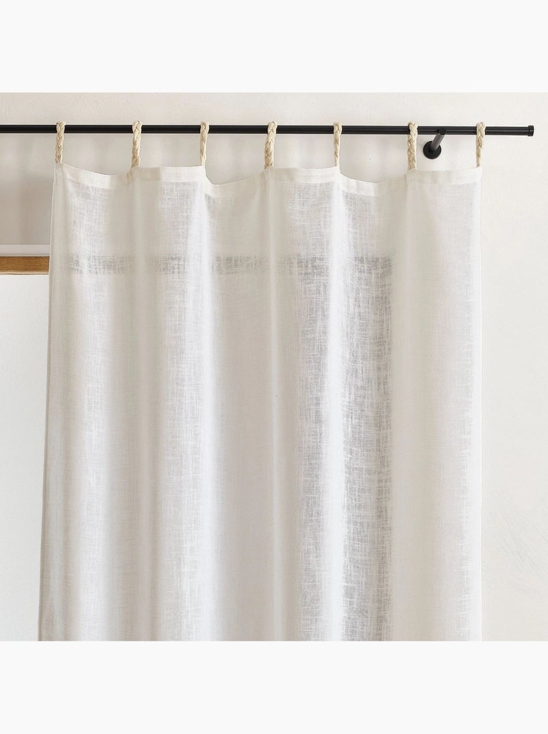 Voile polilinha com pernas entrançadas Branco - Kiabi