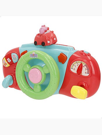 Volante para carrinho de bebê peppa pig com atividades