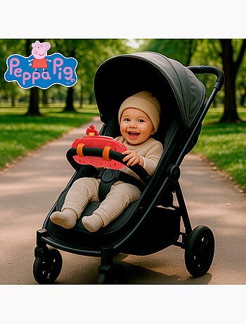 Volante para carrinho de bebê peppa pig com atividades
