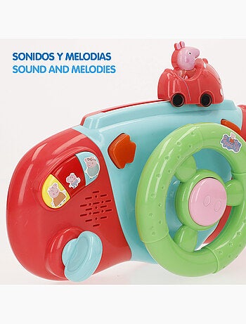 Volante para carrinho de bebê peppa pig com atividades