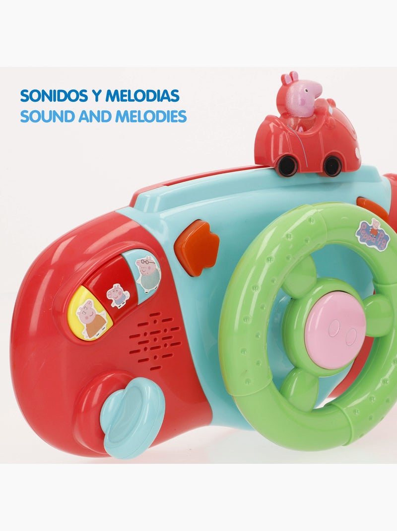 Volante para carrinho de bebê peppa pig com atividades N/D - Kiabi