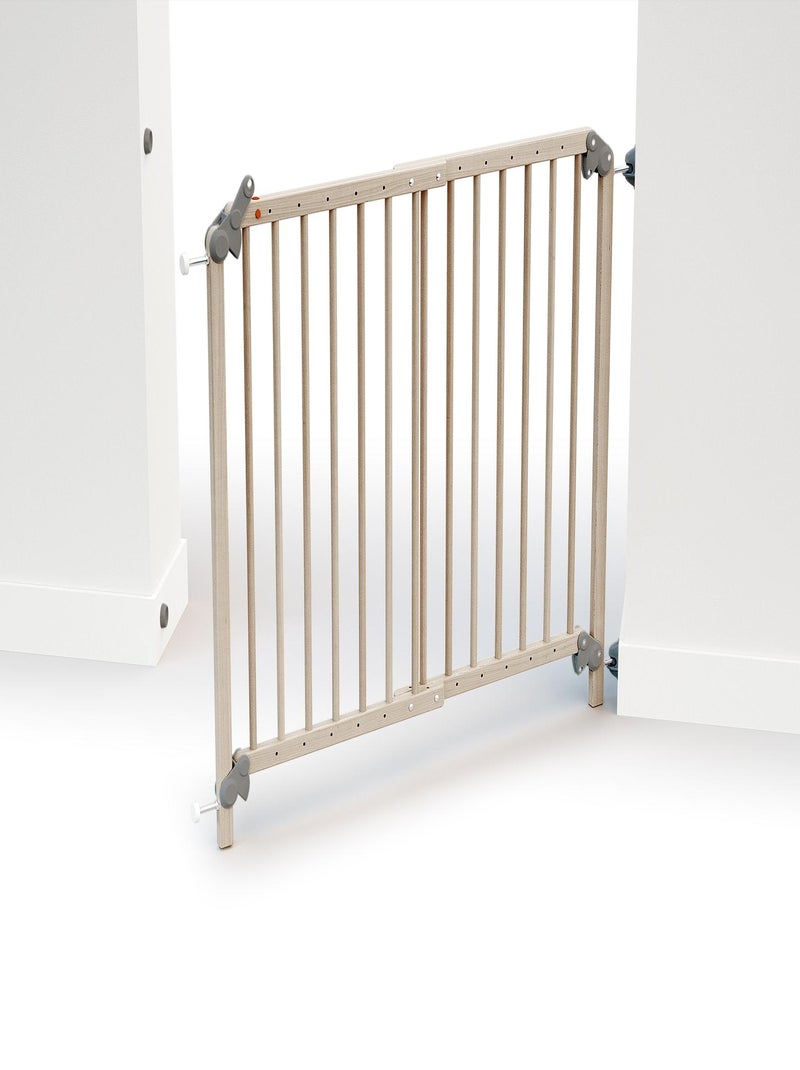 Webaby - barreira de segurança bebé extensível de madeira faia em bruto 110 cm lokee Castanho-avelã - Kiabi