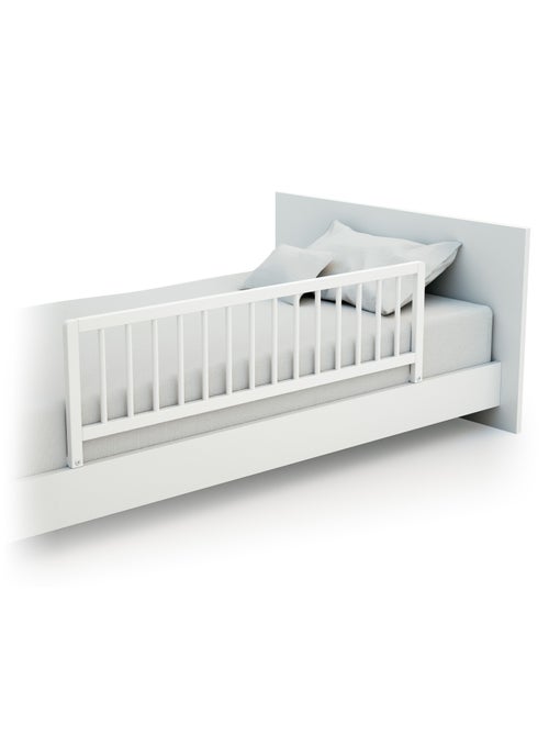 Webaby - barreira para cama de bebê sido em madeira branco 117 cm - Kiabi Webaby - barreira para cama de bebê sido em madeira branco 117 cm - Kiabi