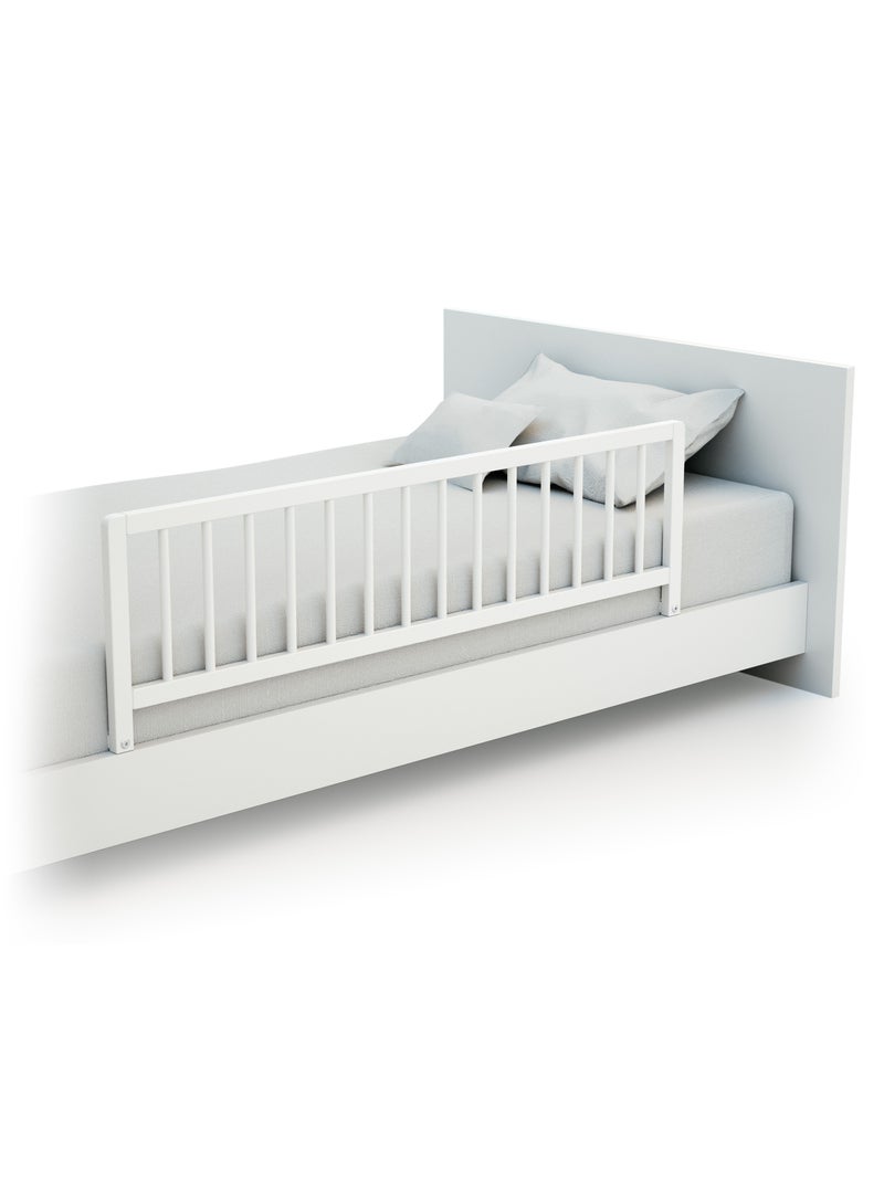 Webaby - barreira para cama de bebê sido em madeira branco 117 cm Branco - Kiabi