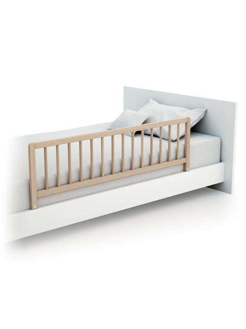 Webaby - barreira para cama de bebê sido em madeira faia em bruto 117 cm - Kiabi Webaby - barreira para cama de bebê sido em madeira faia em bruto 117 cm - Kiabi