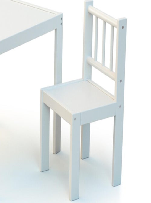 Webaby - cadeira de criança de madeira branco - Kiabi