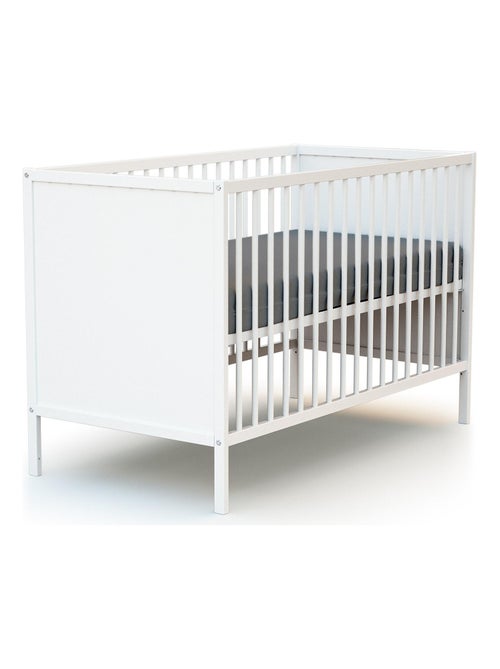 Webaby - cama de bebe de madeira branco 60 x 120 cm alba - Kiabi Webaby - cama de bebe de madeira branco 60 x 120 cm alba - Kiabi