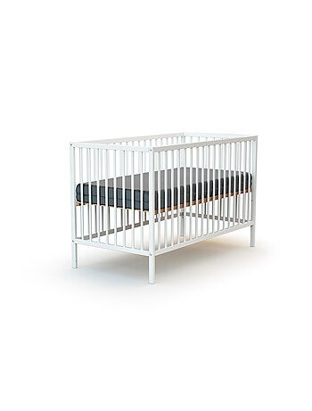 Webaby - cama de bebe de madeira branco 60 x 120 cm one