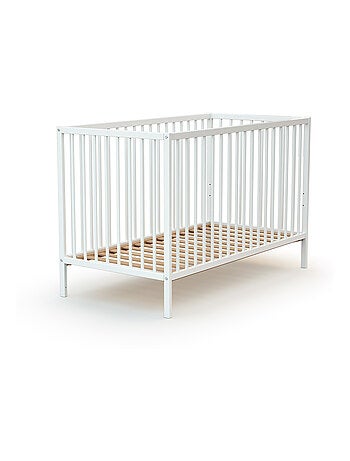 Webaby - cama de bebe de madeira branco 60 x 120 cm one