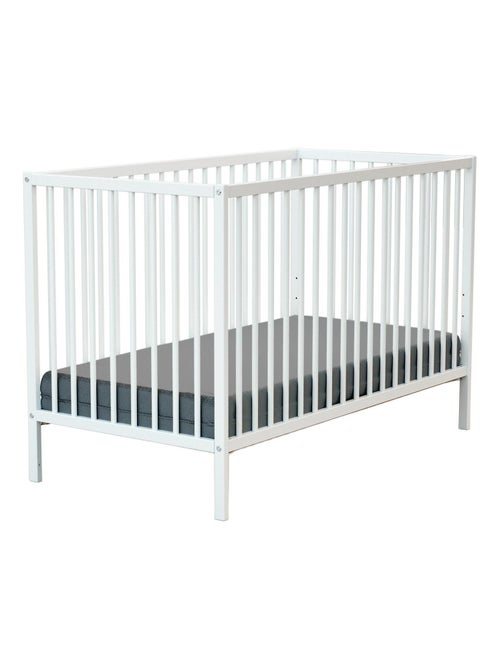 Webaby - cama de bebe de madeira branco 60 x 120 cm one - Kiabi Webaby - cama de bebe de madeira branco 60 x 120 cm one - Kiabi