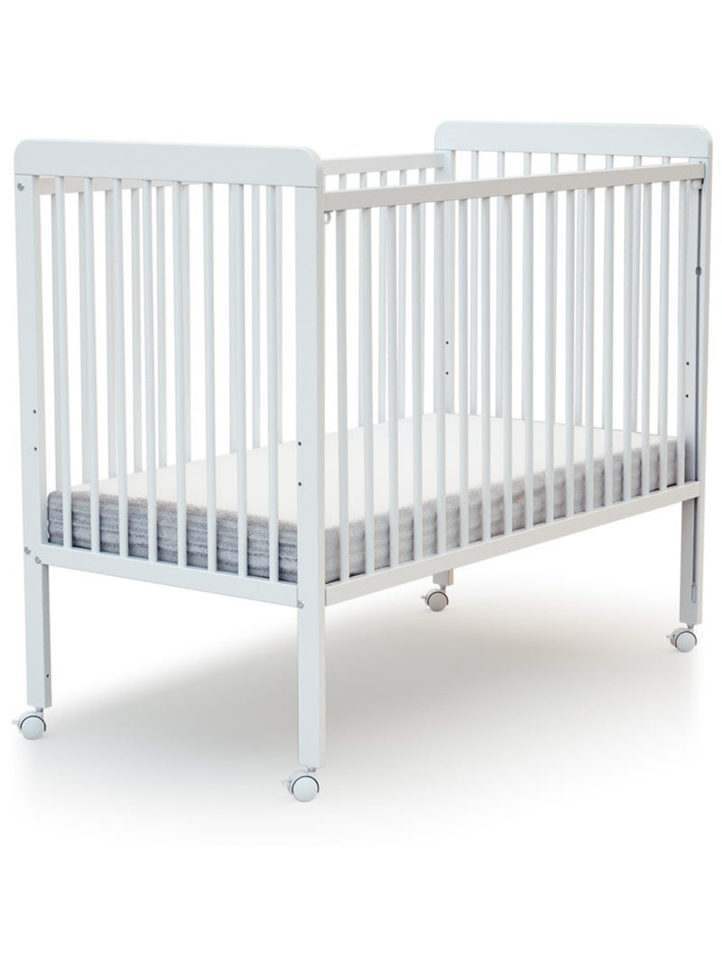Webaby - cama de bebê deslizante de madeira com colchão livo branco 60 x 120 cm Branco - Kiabi