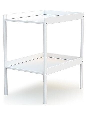 Webaby - cama de bebé e muda-fraldas de madeira branco milo