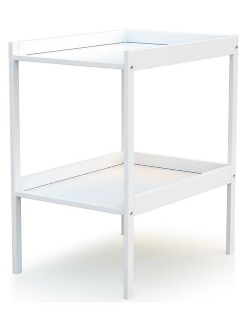 Webaby - cama de bebé e muda-fraldas de madeira branco milo - Kiabi Webaby - cama de bebé e muda-fraldas de madeira branco milo - Kiabi