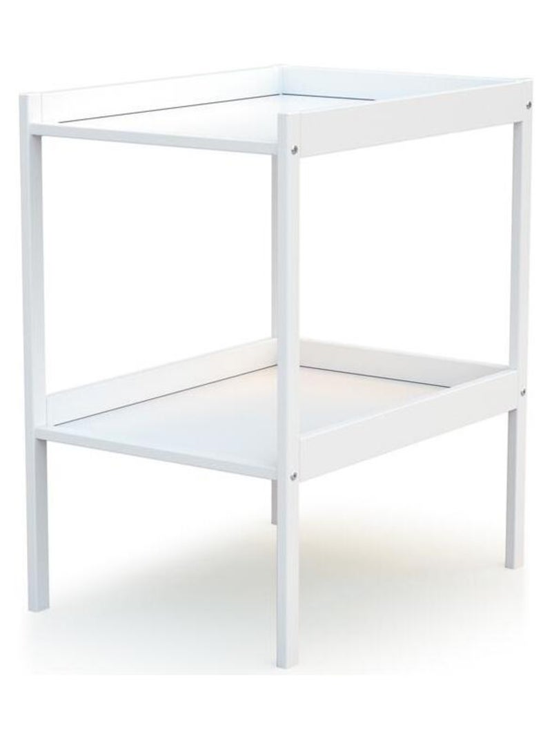 Webaby - cama de bebé e muda-fraldas de madeira branco milo Branco - Kiabi