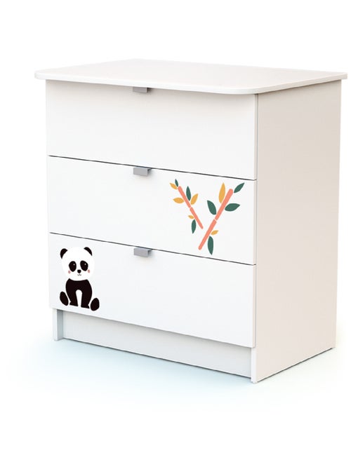 Webaby - cama de bebé e muda-fraldas panda de madeira branco alba - Kiabi Webaby - cama de bebé e muda-fraldas panda de madeira branco alba - Kiabi