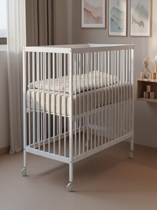 Webaby - cama de bebé para dormir junto branco 60 x 120 cm lio - Kiabi Webaby - cama de bebé para dormir junto branco 60 x 120 cm lio - Kiabi