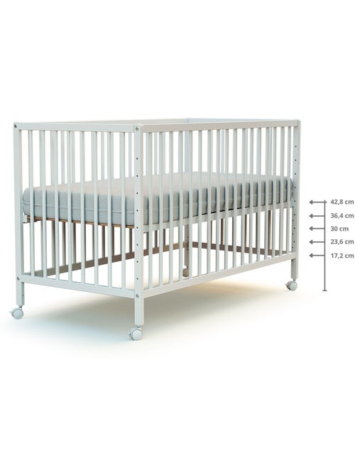 Webaby - cama de bebé para dormir junto branco 60 x 120 cm lio - Kiabi Webaby - cama de bebé para dormir junto branco 60 x 120 cm lio - Kiabi