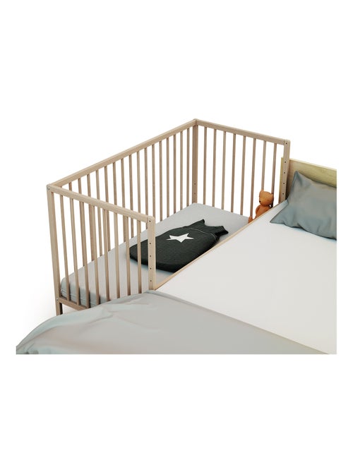 Webaby - cama de bebé para dormir junto faggio grezzo 60 x 120 cm lio - Kiabi Webaby - cama de bebé para dormir junto faggio grezzo 60 x 120 cm lio - Kiabi