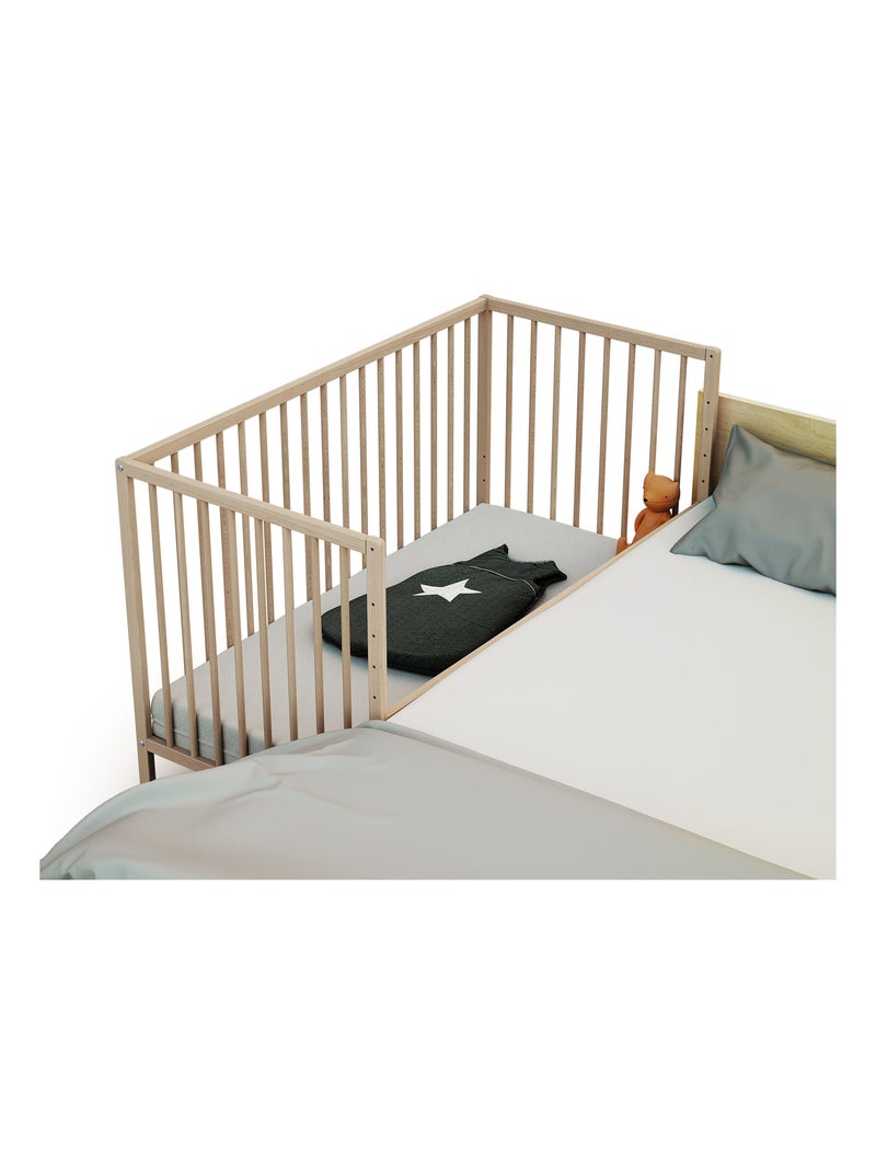 Webaby - cama de bebé para dormir junto faggio grezzo 60 x 120 cm lio Castanho-avelã - Kiabi