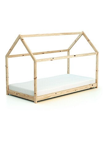 Webaby - cama infantil cabana de madeira 70 x 140