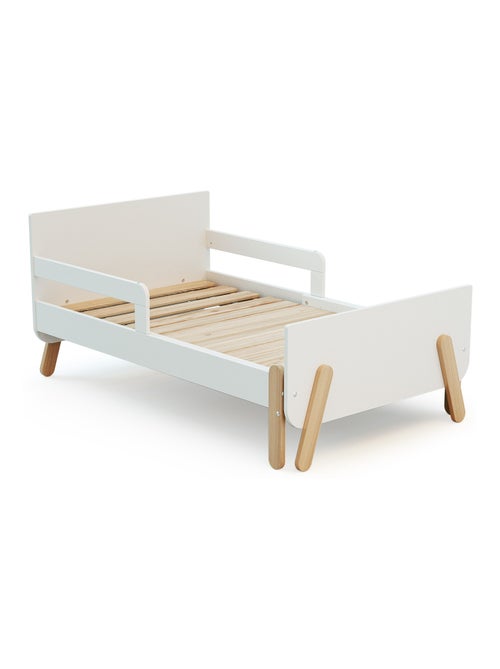 Webaby - cama infantil extensível de madeira 80x140-165-190 pirate - branco - Kiabi Webaby - cama infantil extensível de madeira 80x140-165-190 pirate - branco - Kiabi