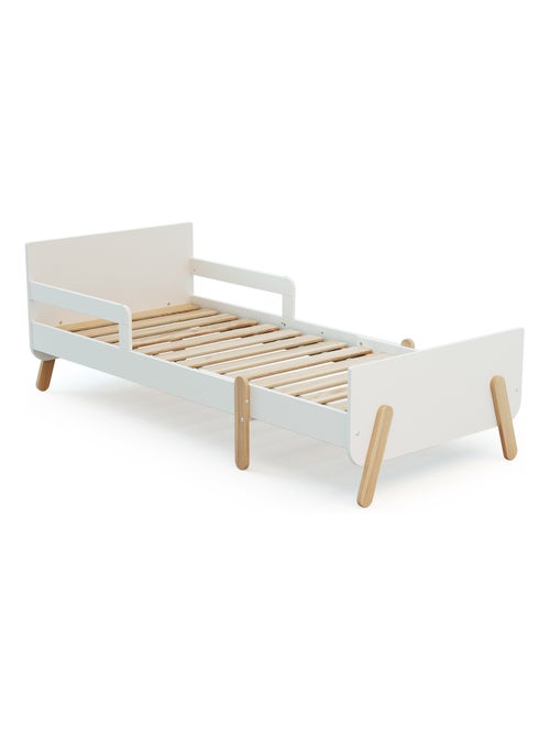 Webaby - cama infantil extensível de madeira 80x140-165-190 pirate - branco - Kiabi Webaby - cama infantil extensível de madeira 80x140-165-190 pirate - branco - Kiabi