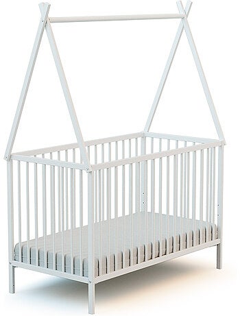 Webaby - cama tipi de madeira 60x120 branco one