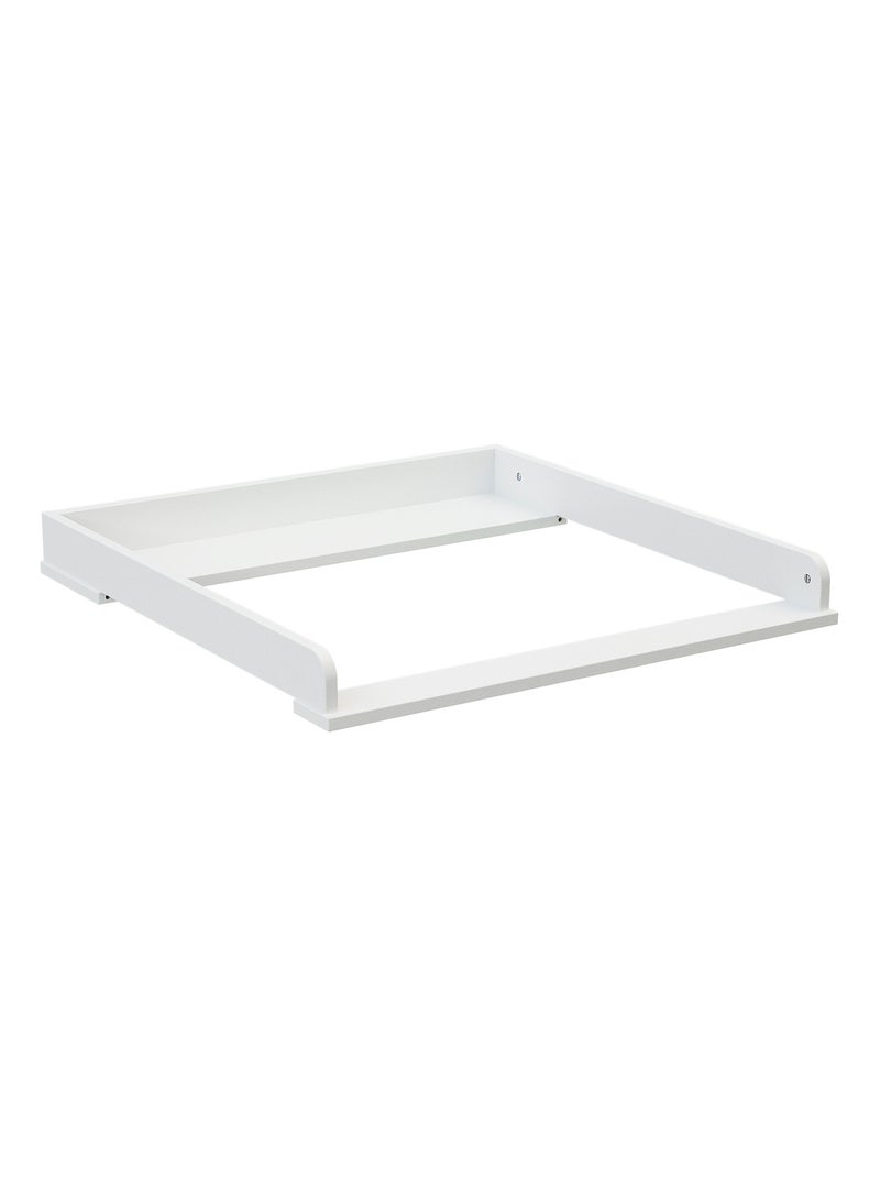 Webaby - cômoda bebê 4 gavetas e trocador de madeira 70 cm uno - branco Branco - Kiabi