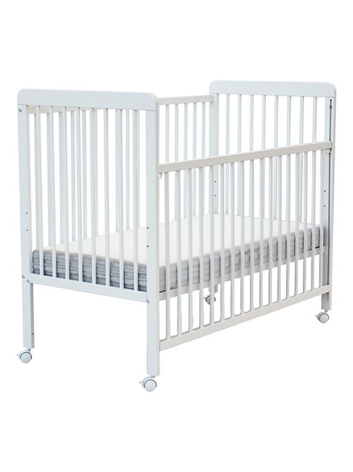 Webaby - cuna bebê con lateral deslizante madeira livo branco 60 x 120 cm - Kiabi Webaby - cuna bebê con lateral deslizante madeira livo branco 60 x 120 cm - Kiabi