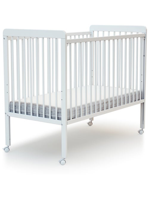 Webaby - cuna bebê con lateral deslizante madeira livo branco 60 x 120 cm - Kiabi Webaby - cuna bebê con lateral deslizante madeira livo branco 60 x 120 cm - Kiabi