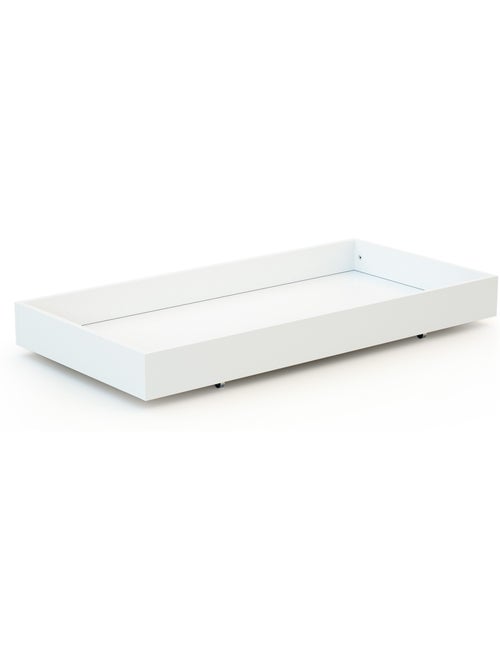 Webaby - gaveta de cama bebê 60 x 120 cm rolo de madeira branco - Kiabi