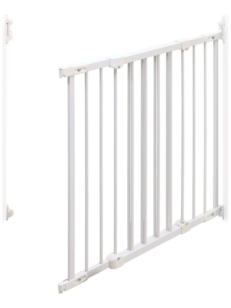 Webaby - porta de segurança para bebés de aço branco Branco - Kiabi