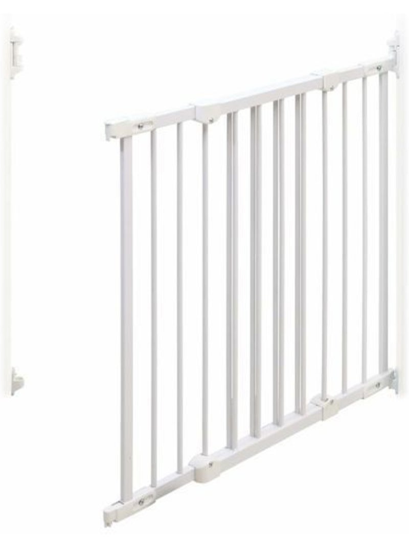 Webaby - porta de segurança para bebés de aço branco Branco - Kiabi