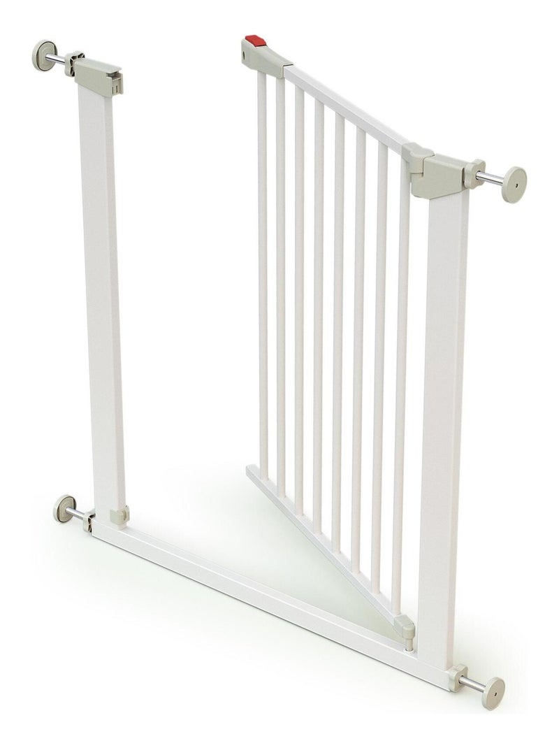 Webaby - porta de segurança para bebés de aço branco mobi Branco - Kiabi