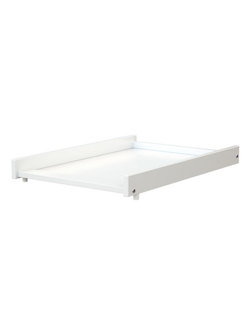 Webaby - trocador de fraldas amovível para o cama de bebe mona de madeira branco e faia 60 x 120 cm - Kiabi Webaby - trocador de fraldas amovível para o cama de bebe mona de madeira branco e faia 60 x 120 cm - Kiabi