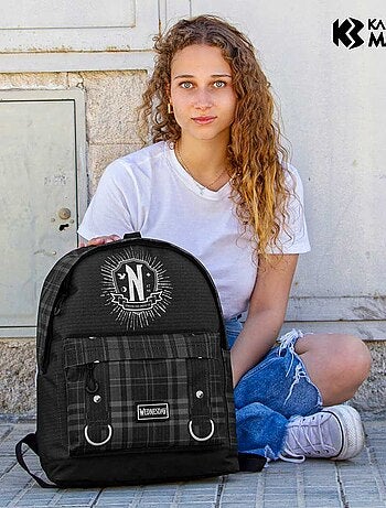 Wednesday Chains Mochila HS PLUS, Preta