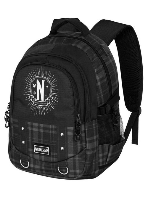 Wednesday Chains Mochila Running PLUS, Preta - Kiabi