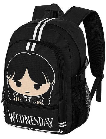 Wednesday Cute Mochila Fight FAN 2.2, Cinza