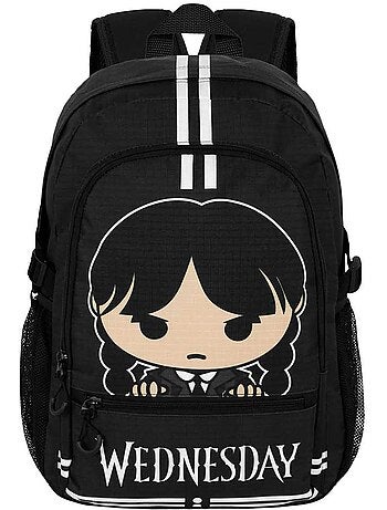 Wednesday Cute Mochila Fight FAN 2.2, Cinza