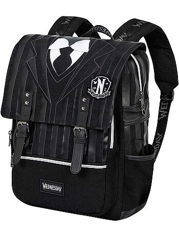 Wednesday Uniform Mochila Oxford, Preta