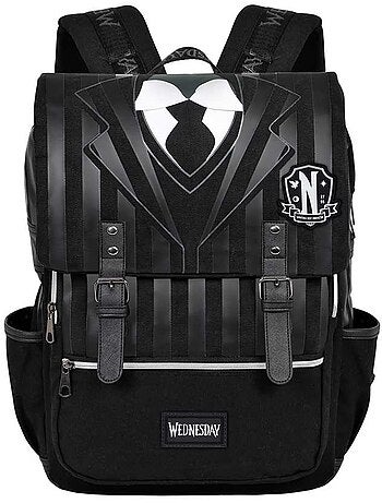 Wednesday Uniform Mochila Oxford, Preta