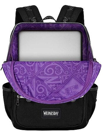 Wednesday Uniform Mochila Oxford, Preta