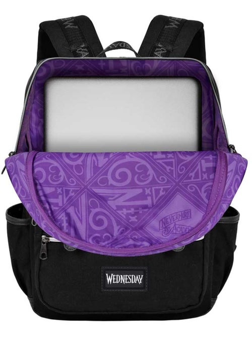Wednesday Uniform Mochila Oxford, Preta - Kiabi